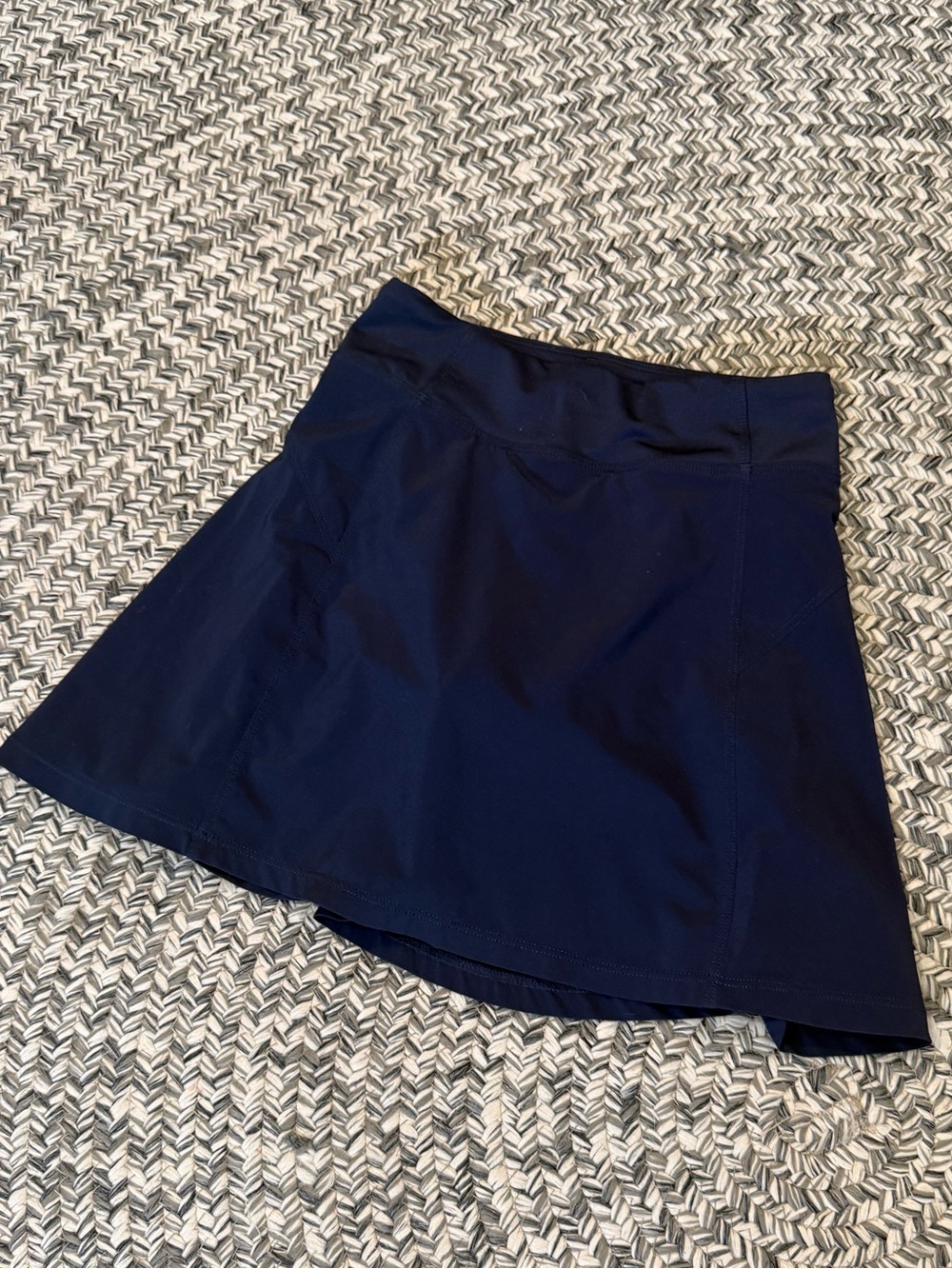 Athleta Navy Circle Skater Skirt